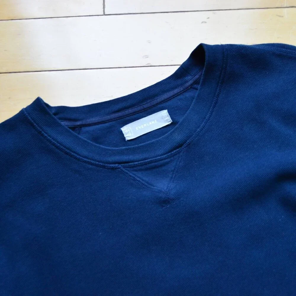 Everlane Men's Terry Crew Sweatshirt Size XXL